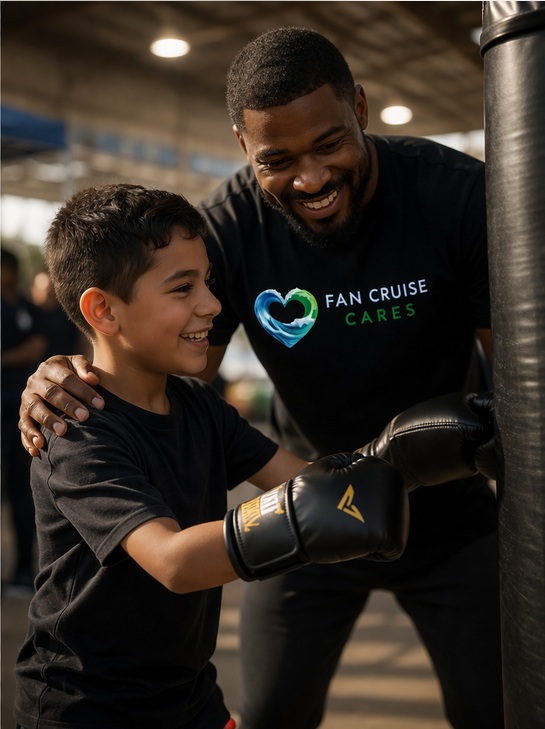 Fan Cruise Cares boxing